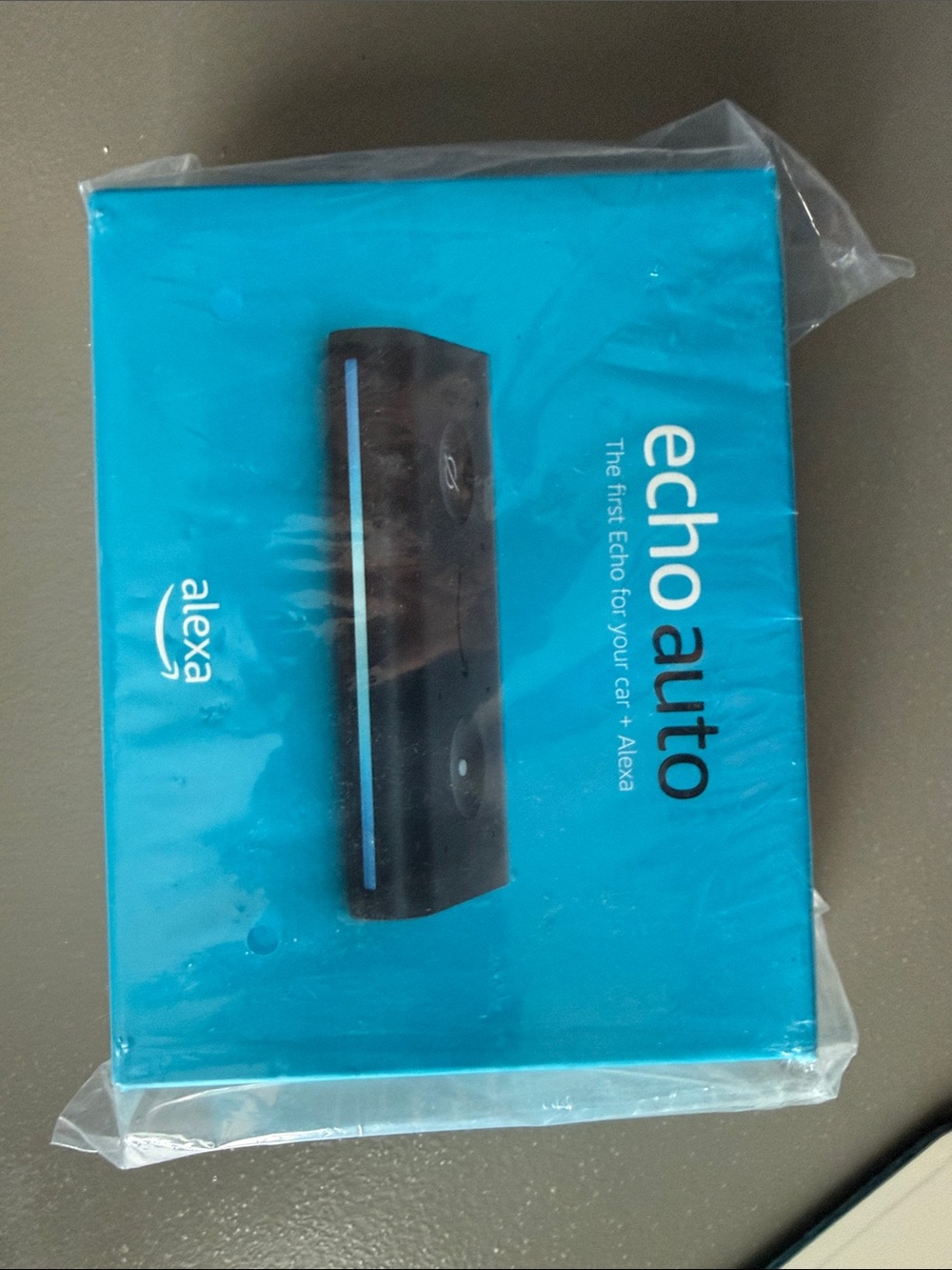 Amazon Echo Auto - Bright Blue Retail Box